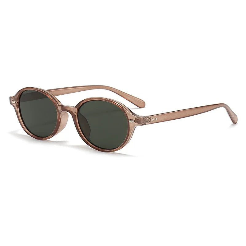 Small Oval Retro Sunglasses