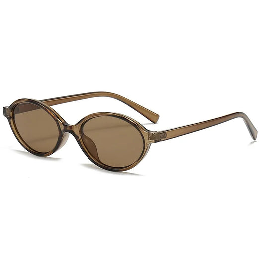 Women's Classic Vintage Oval Sunglasses