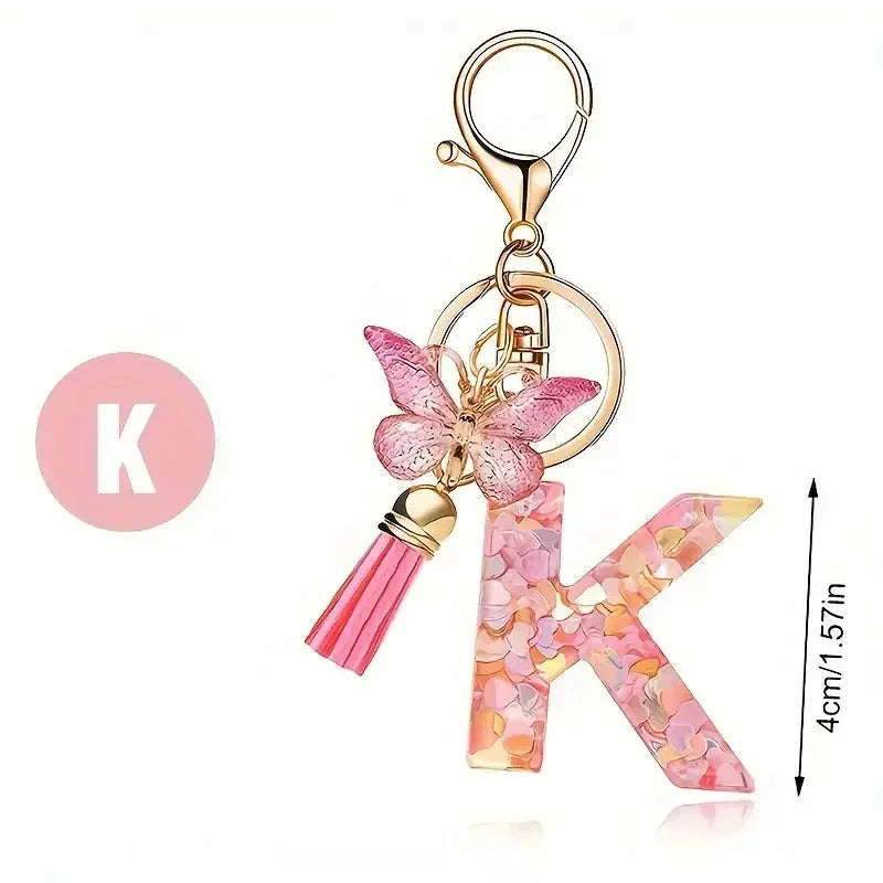 Anime Letter KeyCharm