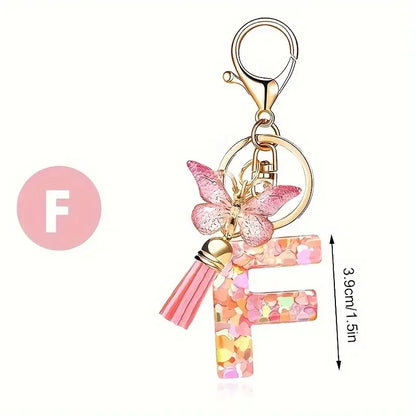 Anime Letter KeyCharm