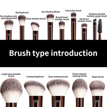 13-Piece Makeup Full Glam Brush Set