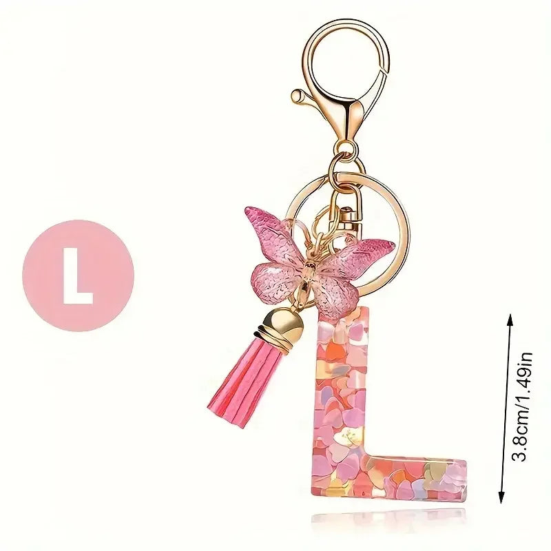 Anime Letter KeyCharm