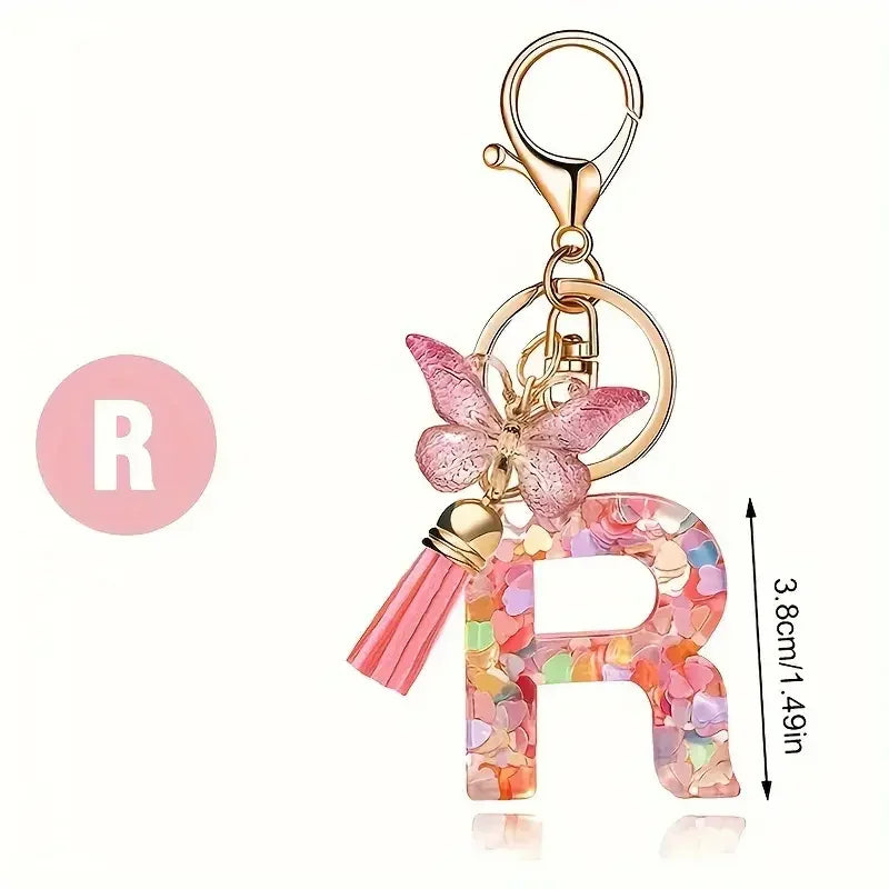 Anime Letter KeyCharm
