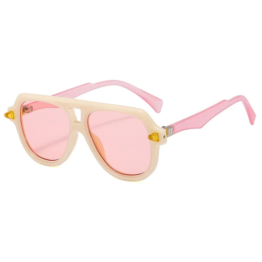 Women's Pilot Sunglasses with Double Bridge