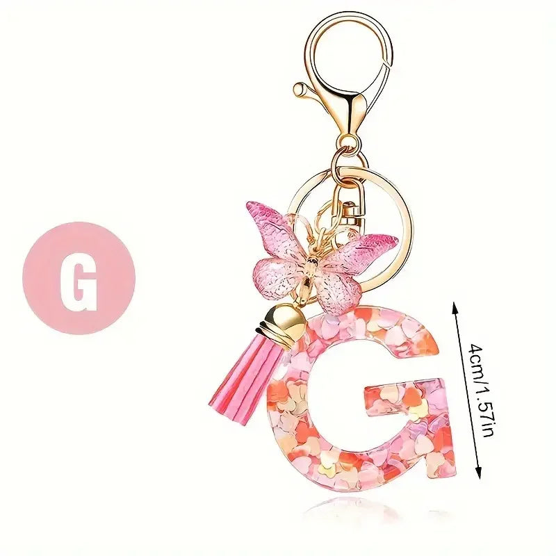 Anime Letter KeyCharm