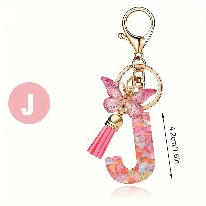 Anime Letter KeyCharm