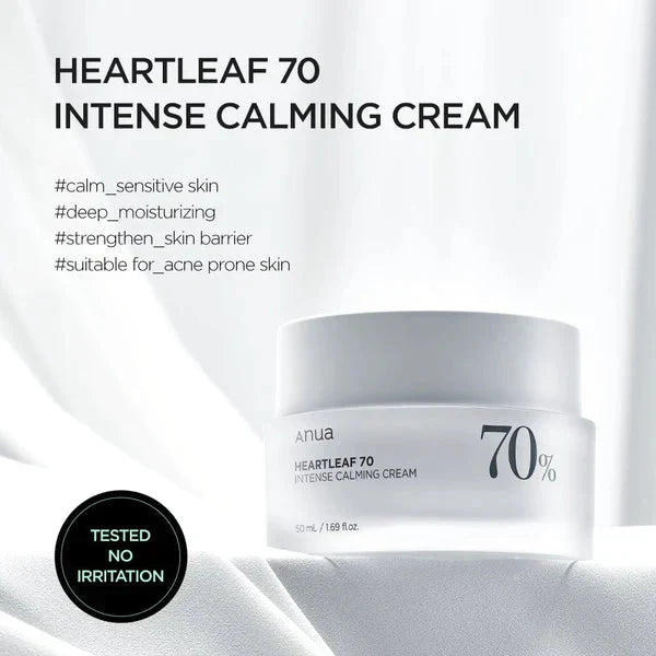 Heartleaf 70% Intense Calming Cream